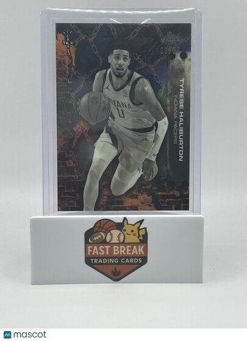 2026 Topps Chrome Cactus Jack Tyrese Haliburton #15 Orange Refractor /25