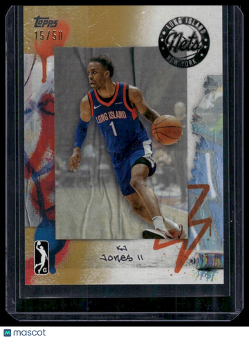 2025 Topps G-League KJ Jones II #45 Gold /50