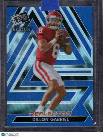 2024 Press Pass Premium Dillon Gabriel #24 Reflector Prismatic Blue SN