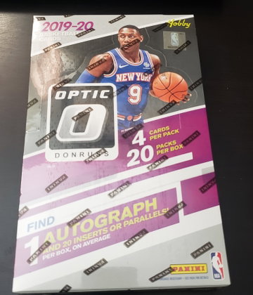 2019-20 Optic Basketball Factory-Sealed Hobby Box Panini