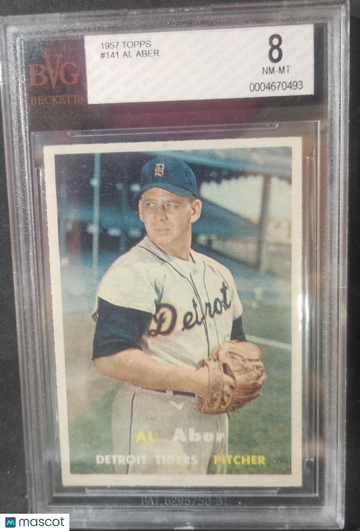 1957 Topps Al Aber #141 BVG 8