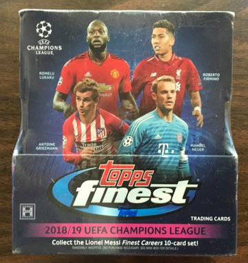 2018-19 Topps Finest Soccer Box