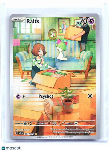 Scarlet & Violet Ralts Holo Illustration Rare [Lightly Played] #211