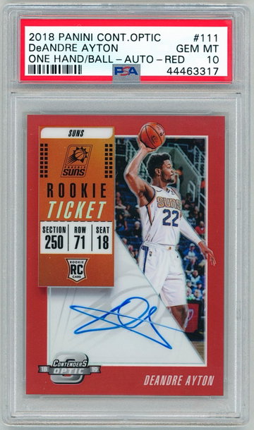 Deandre Ayton 2018 Panini Contenders