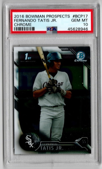 2016 Bowman Chrome Prospects Fernando Tatis Jr. PSA 10