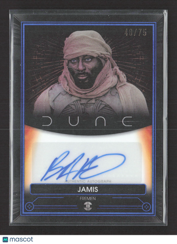 2025 Topps Dune Chrome Babs Olusanmokun Authentic Autograph #A-BO