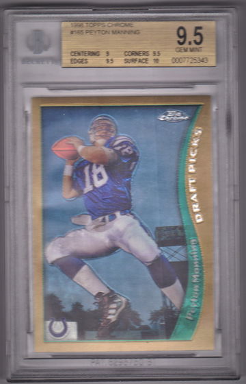 1998 Topps Chrome Peyton Manning RC