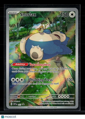 Pokemon 2023 Scarlet & Violet Snorlax #SVP EN 051