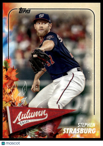 2024 Topps Update Stephen Strasburg #AT-35 Autumn Tales