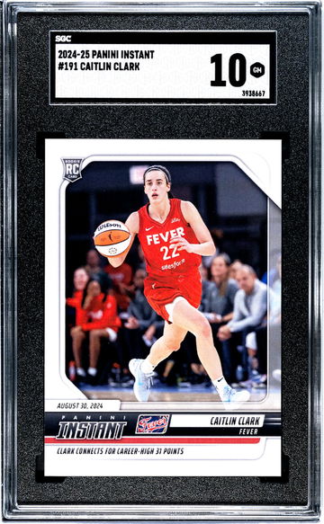 2024 Panini Instant #191 Caitlin Clark 1 SGC 10