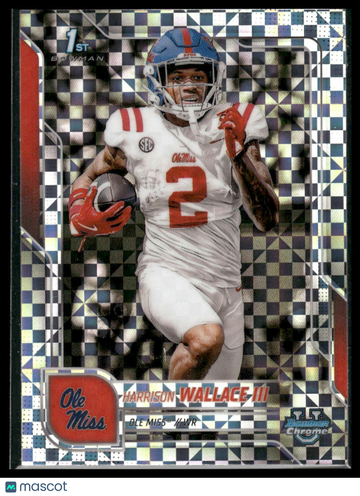 2025 Bowman Chrome University Harrison Wallace III #157 X-Fractor