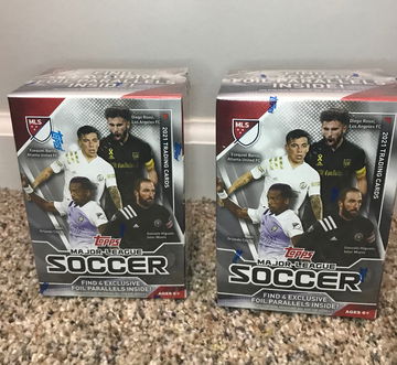 2021 Topps Major League Soccer MLS Blaster lot of 2