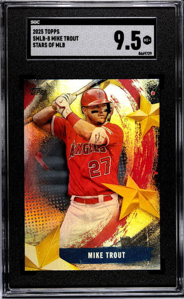 2025 Topps #SMLB-8 Mike Trout Stars of MLB SGC 9.5