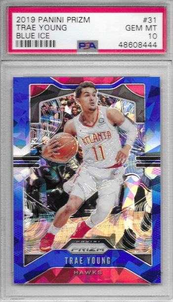 Trae Young Prizm Blue Ice
