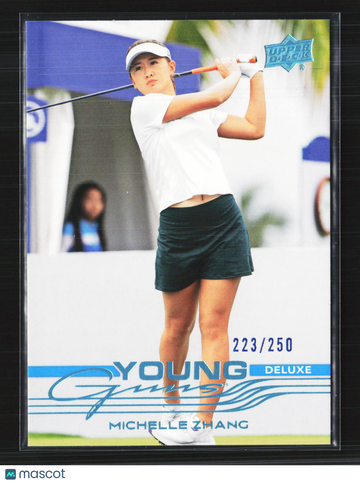 2026 Upper Deck Golf Young Guns Deluxe Michelle Zhang #117 /250