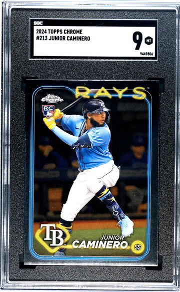 2024 Topps Chrome Junior Caminero #213 RC SGC 9