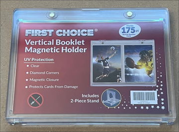 FC Vertical Booklet 175pt Magnetic Card Holder With Stand Comparable To Ultra Pro