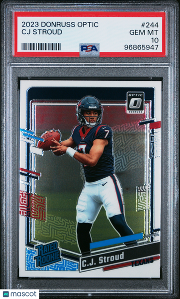 2023 Panini Donruss Optic CJ Stroud #244 PSA 10