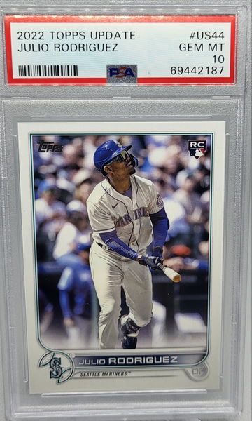 2022 Topps Update #US44 Julio Rodriguez RC PSA 10