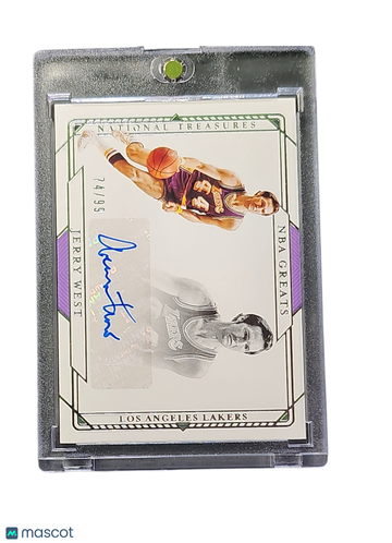 2021 Panini National Treasures NBA Greats Jerry West #GS-JRW /99