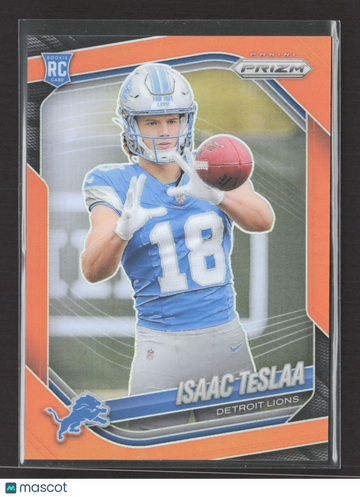 2025 Panini Prizm Isaac TeSlaa #316 Orange RC