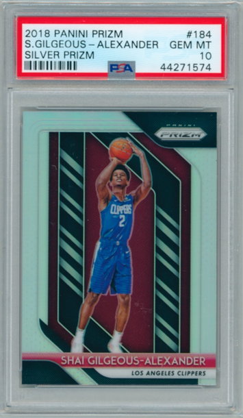 Shai Gilgeous-Alexander 2018 Prizm Silver