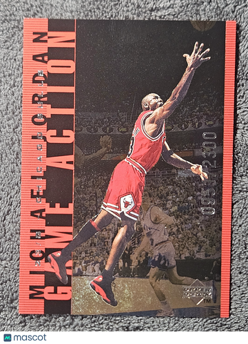 1998 Upper Deck Michael Jordan Game Action #G17 Michael Jordan /2300