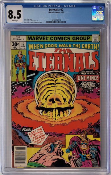 ETERNALS #12 CGC 8.5 1ST appearance of UNI-MIND