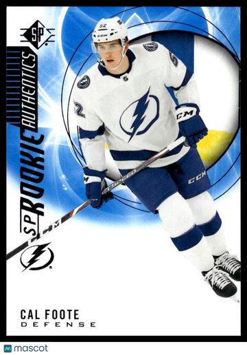 2020-21 SP Cal Foote #115 Blue RC