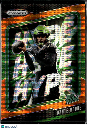 Dante Moore 2025 Panini Prizm Draft Picks Hype Orange /75 UCLA Bruins