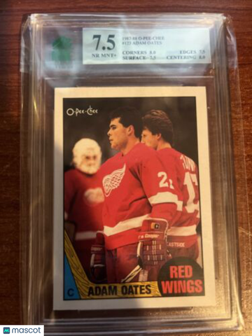 1987-88 O-Pee-Chee Adam Oates #123 Rookie MNT 7.5