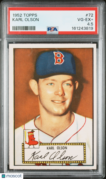 1952 Topps Karl Olson #72 PSA 4.5