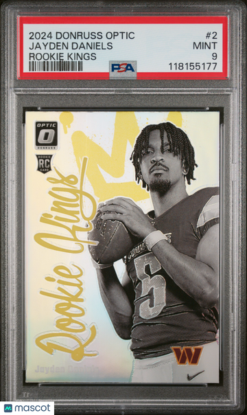 2024 Panini Donruss Optic Rookie Kings Jayden Daniels #2 PSA 9