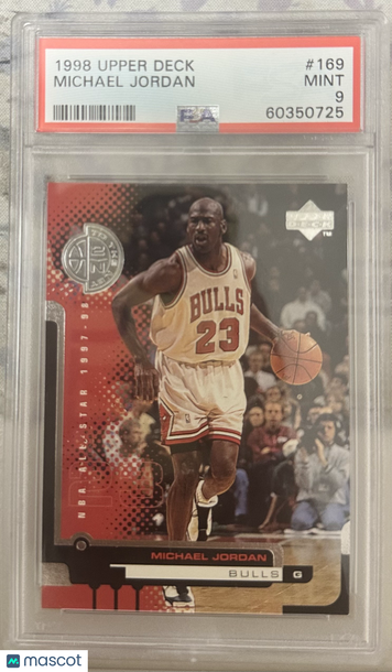 1998 Upper Deck Michael Jordan #169 PSA 9