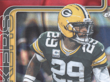 2025 Topps Chrome Xavier McKinney #113 Red Wave Refractor /5