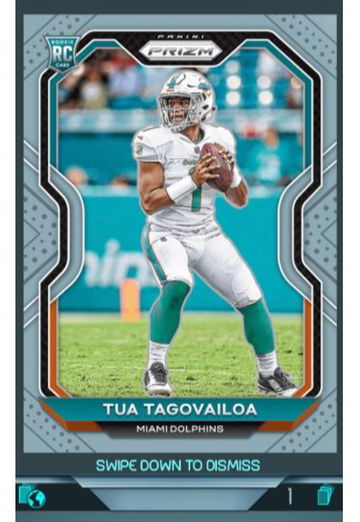 2020 Prizm Panini Blitz Tua Tagovailoa RC