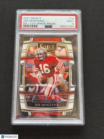 2021 Select Joe Montana #36 Die-Cut PSA 9