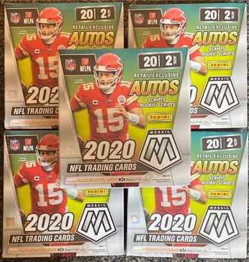 5 Walmart Mosaic NFL Mega Boxes