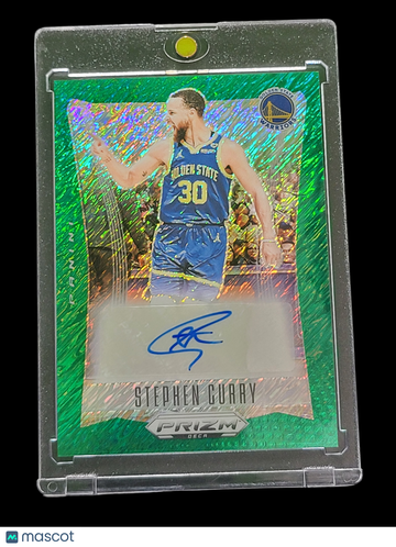 2024 Panini Prizm Deca Stephen Curry #DS-CUR Green Shimmer /15