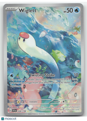 2023 Scarlet & Violet Wiglett Secret Rare #206/198