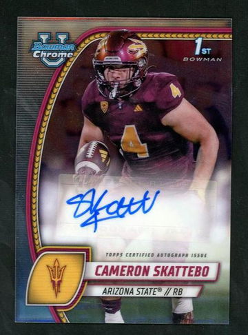 2024 Bowman Chrome PA-CSK Cameron Skattebo VG Arizona State Auto