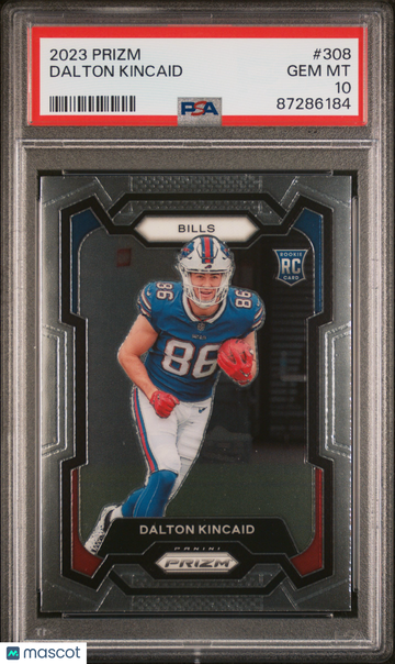 2023 Panini Prizm Dalton Kincaid #308 PSA 10