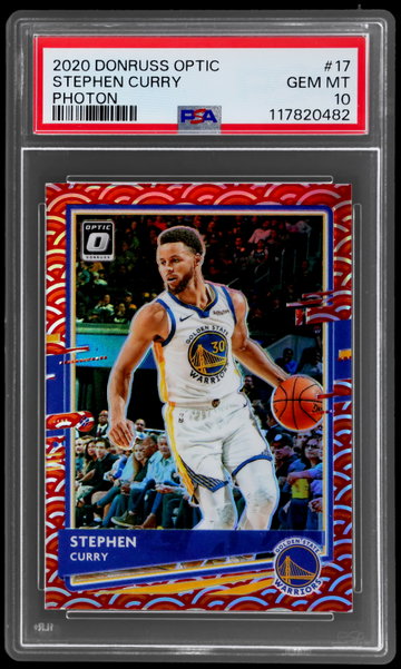 2020 Donruss Optic Stephen Curry Photon PSA 10