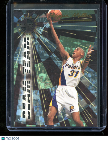 1995-96 Topps Stadium Club Members Only Reggie Miller #BT4 Beam Team