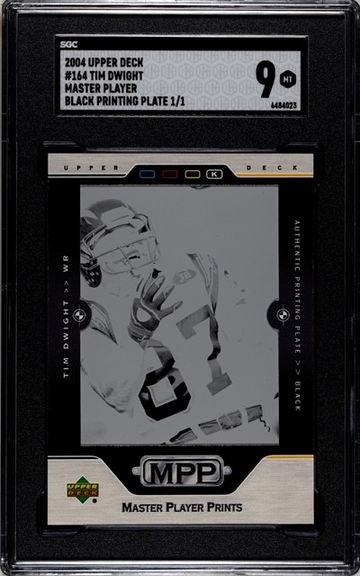 2004 Upper Deck #164 Tim Dwight Black Printing Plate 1/1