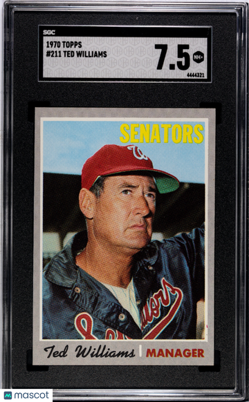 1970 Topps Ted Williams #211 SGC 7.5