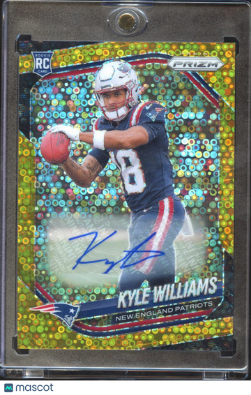2025 Panini Prizm Football Kyle Williams #336 Gold Disco /10 RC