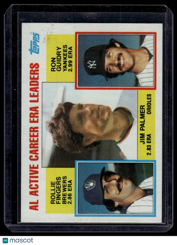 1984 Topps AL Active Career Victory (Jim Palmer / Don Sutton / Tommy John) #715