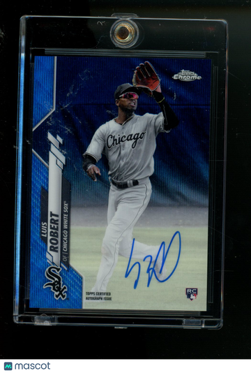 2020 Topps Chrome Rookie Autographs Luis Robert #RA-LR /150 Autograph RC
