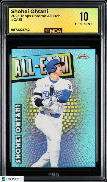 2025 Topps Chrome All Etch Shohei Ohtani #CAE1 MBA 10